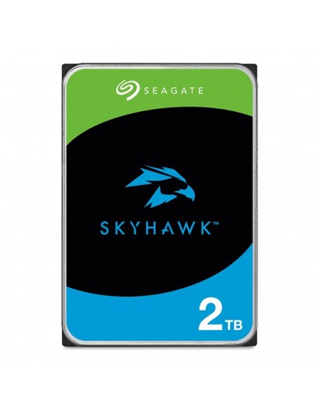 Disco duro interno hdd seagate skyhawk st2000vx017 2tb 3.5 pulgadas - 256mb - sata 6gb - s