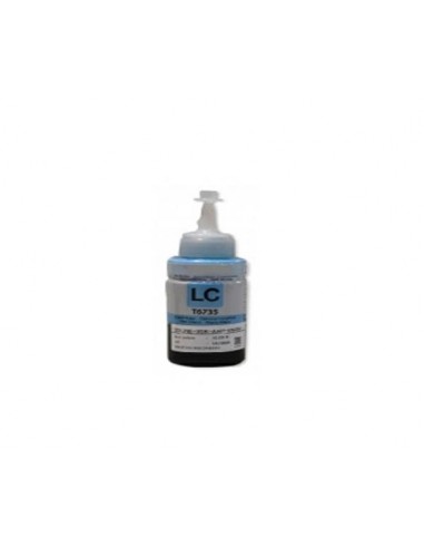 Botella tinta compatible dayma epson t6735 cian claro 100ml premium