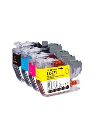 Cartucho de tinta compatible dayma brother lc421 magenta 200 pag. premium