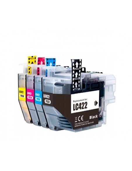 Cartucho de tinta compatible dayma brother lc422 amarillo 550 pag. premium