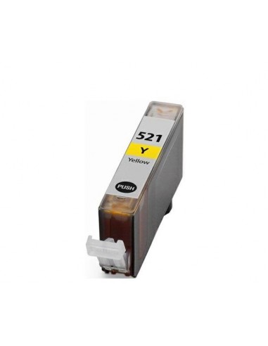 Cartucho de tinta compatible dayma canon cli521 amarillo