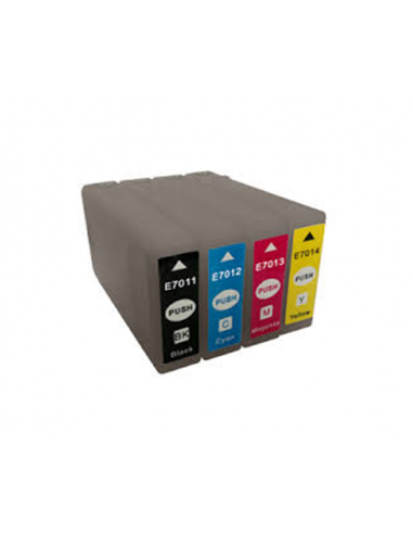 Cartucho de tinta compatible dayma epson t7012 - t7022 - t7032 cian