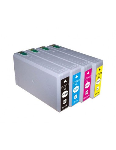 Cartucho de tinta compatible dayma epson t7911 - t7901 - t7891 negro
