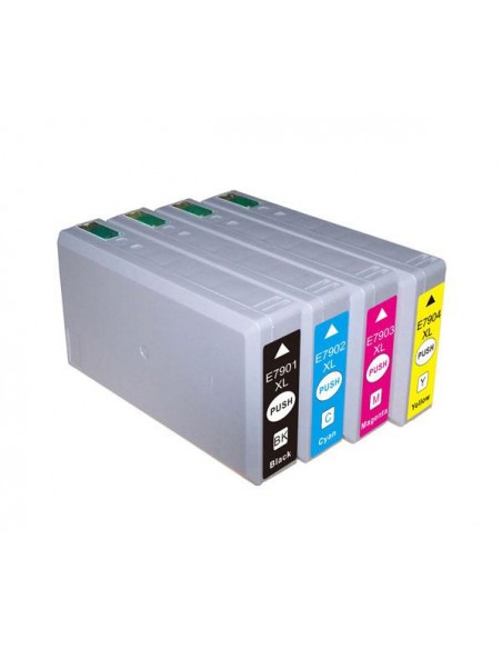 Cartucho de tinta compatible epson t7913 - t7903 - t7893 magenta