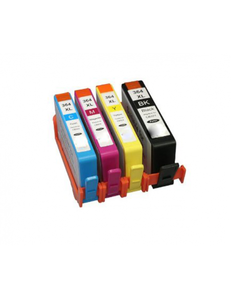 Cartucho de tinta compatible dayma hp n364 xl negro foto cb317ee