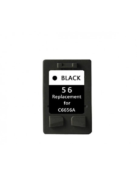 Cartucho de tinta compatible dayma hp n56 negro c6656a