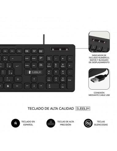 Teclado subblim subkbc - 0ssk50