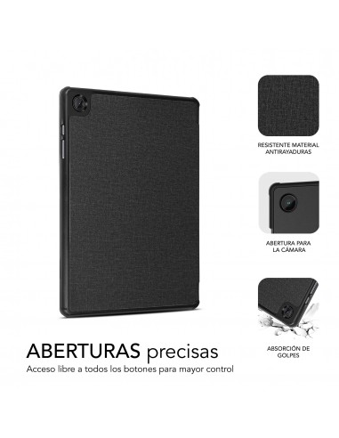 Funda subblim shock case para samsung tab a9+ 11 pulgadas negro
