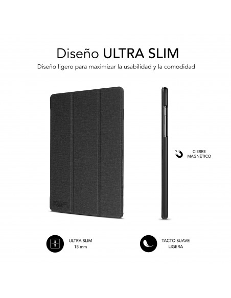 Funda subblim shock case para samsung tab a9+ 11 pulgadas negro