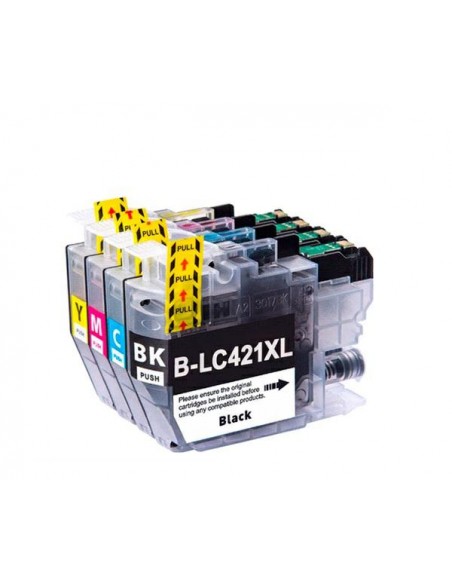 Cartucho de tinta compatible dayma brother lc421 xl amarillo 500 pag. premium Cartucho de tinta compatible dayma brother lc421 xl amarillo 500 pag. premium