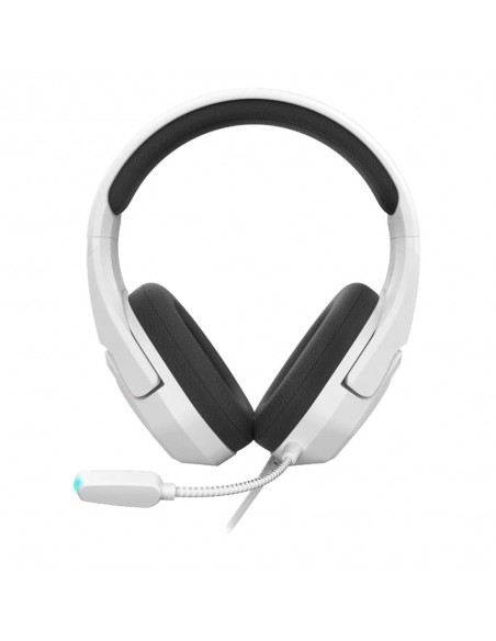 Auriculares gaming krom kopa usb blanco