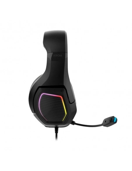 Auriculares gaming krom kopa usb negro