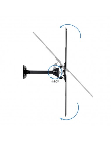 Soporte pared tv tooq vesa hasta 55 pulgadas 400x400mm max 25kg