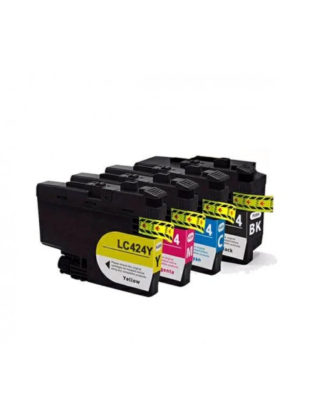 Cartucho de tinta compatible dayma para brother lc424 magenta 750 pag Cartucho de tinta compatible dayma para brother lc424 magenta 750 pag