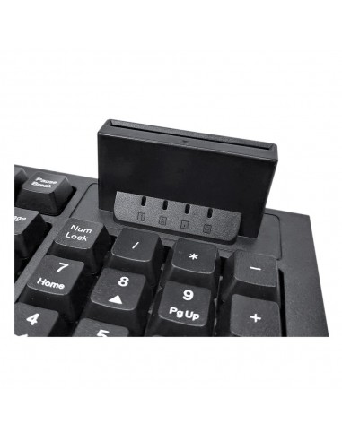 Teclado unykach kb918 usb lector dni