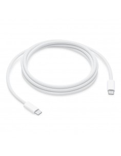 Cable usb tipo c apple 2m - macho - macho - blanco