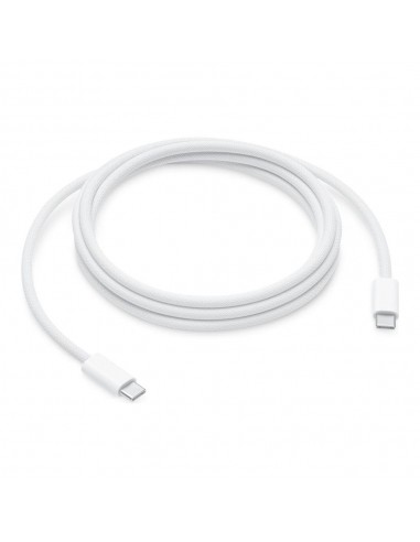 Cable usb tipo c apple 2m - macho - macho - blanco