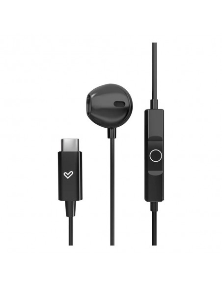 Auriculares energy sistem easypods usb tipo c negro Auriculares energy sistem easypods usb tipo c negro