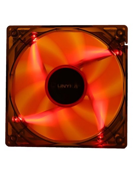 Ventilador cpu unykach 51792 led roja 120mm