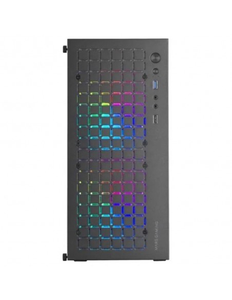 Caja ordenador mars gaming mccore matx frgb cristal templado negro