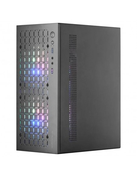 Caja ordenador mars gaming mccore matx frgb cristal templado negro