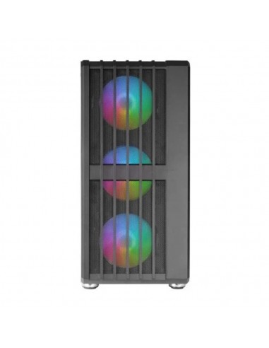 Caja ordenador mars gaming mcvault atx argb cristal templado negro