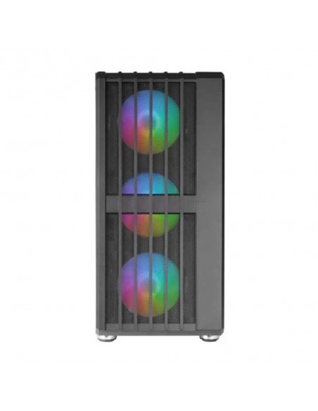 Caja ordenador mars gaming mcvault atx argb cristal templado negro