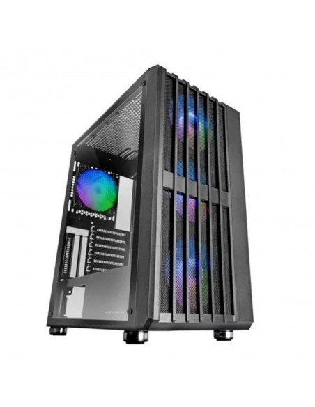 Caja ordenador mars gaming mcvault atx argb cristal templado negro Caja ordenador mars gaming mcvault atx argb cristal templado negro