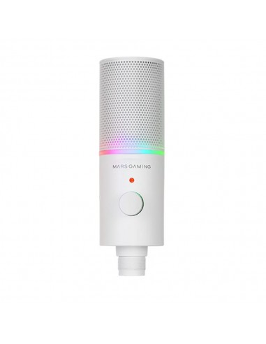 Microfono profesional mars gaming mmicxt blanco