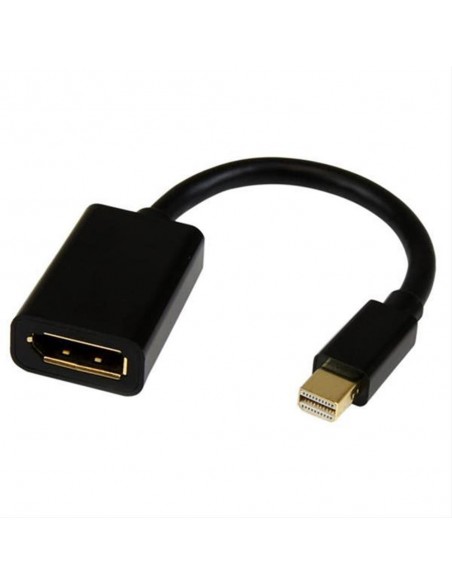 Adaptador mini displayport a displayport startech.com 0.15m - macho - hembra - negro