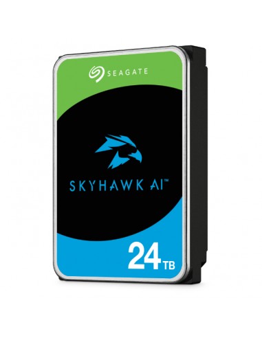 Disco duro interno hdd seagate skyhawk ai st24000ve002 24tb 3.5 pulgadas 7200rpm - 256mb - sata3
