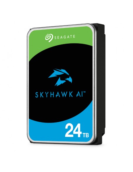 Disco duro interno hdd seagate skyhawk ai st24000ve002 24tb 3.5 pulgadas 7200rpm - 256mb - sata3