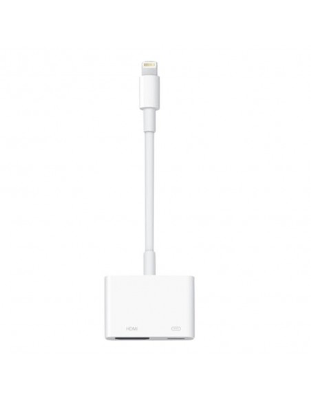 Adaptador lightning a hdmi - lightning apple macho - hembra - blanco