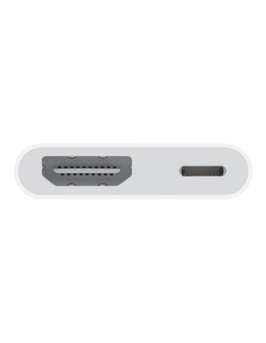 Adaptador lightning a hdmi - lightning apple macho - hembra - blanco