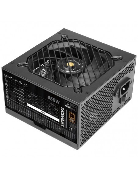 Fuente de alimentacion mars gaming 850w mpb850si extreme silence 80 plus bronze negro