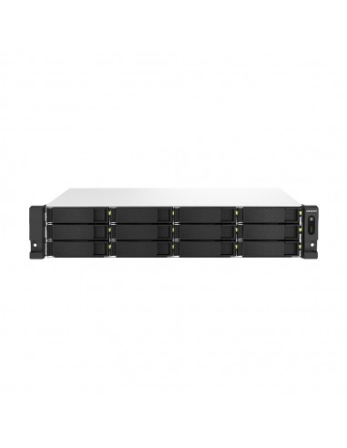 Servidor nas qnap ts - 1264u - rp - 8g 12 bahias 2u rack 8gb gigabit ethernet