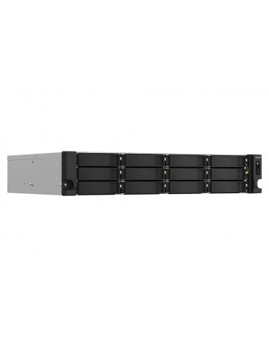 Servidor nas qnap ts - 1264u - rp - 8g 12 bahias 2u rack 8gb gigabit ethernet