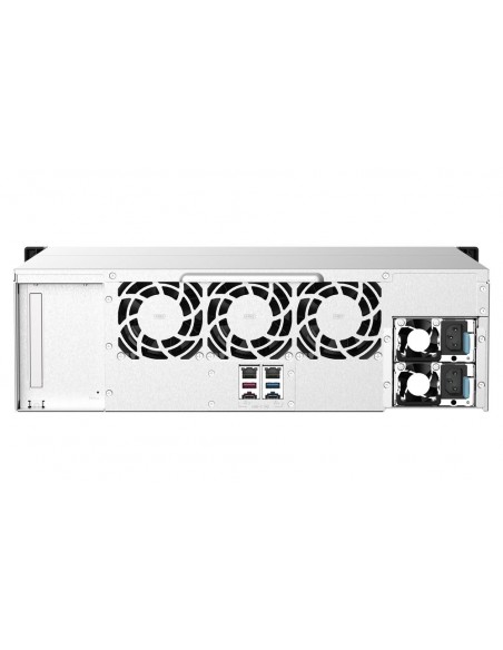 Servidor nas qnap ts - 1673au - rp - 16g 16 bahias 3u rack 16gb gigabit ethernet Servidor nas qnap ts - 1673au - rp - 16g 16 bahias 3u rack 16gb gigabit ethernet