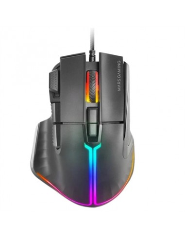 Mouse raton mars gaming mmxt rgb 12800 dpi ergonomico