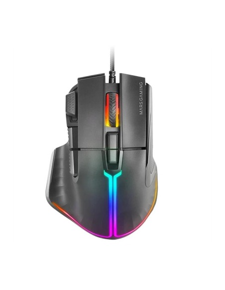Mouse raton mars gaming mmxt rgb 12800 dpi ergonomico