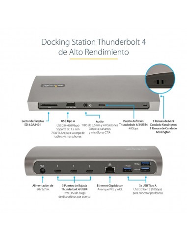 Docking station startech 11 en 1