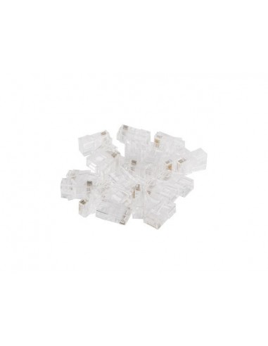 Conector lanberg cat.6 u - utp 8p8c pass through type 20pcs