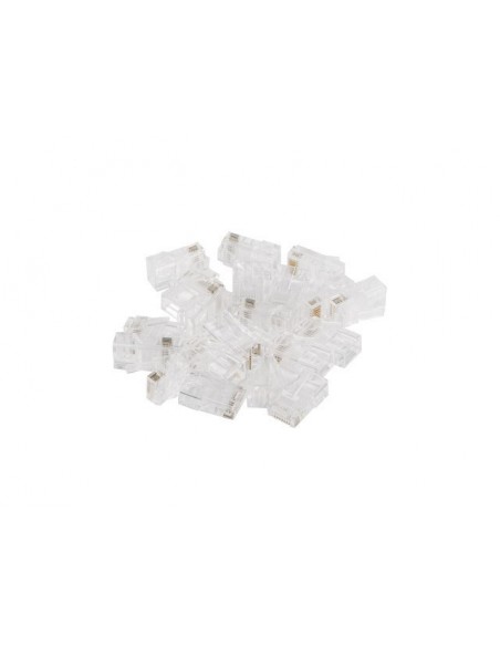 Conector lanberg cat.6 u - utp 8p8c pass through type 20pcs