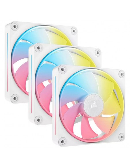 Ventilador caja corsair lx120r icuelink rgb 3 x 120mm blanco