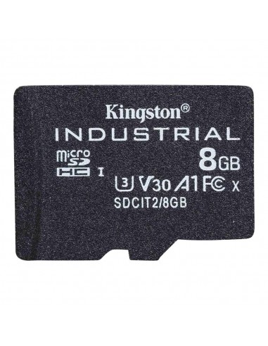 Tarjeta memoria sdhc 8gb kingston industrial uhs - i cl10