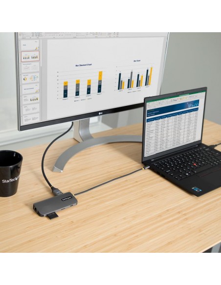 Docking station startech ubs tipo c 8 en 1 Docking station startech ubs tipo c 8 en 1