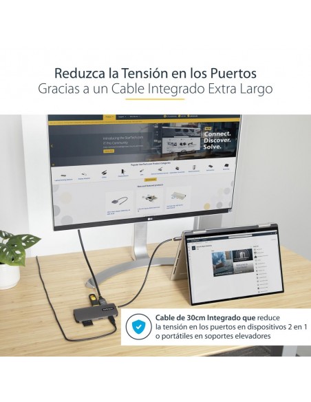 Docking station startech ubs tipo c 8 en 1 Docking station startech ubs tipo c 8 en 1