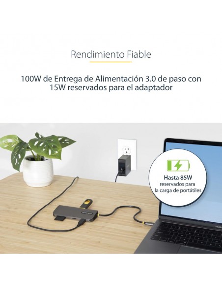 Docking station startech ubs tipo c 8 en 1 Docking station startech ubs tipo c 8 en 1
