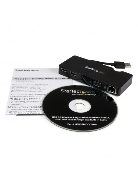 Docking station startech usb 3.0 4 en 1