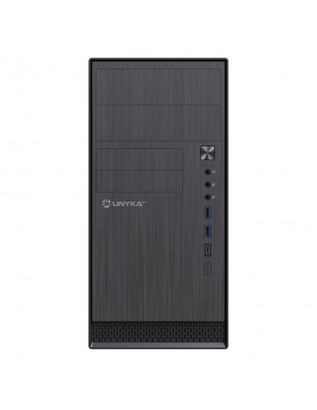 Caja ordenador unykach aero c12 matx negra